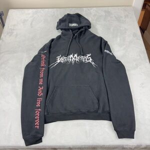 Vetements Men's Size Small Oversized Total Fucking Darkness Hoodie FW17